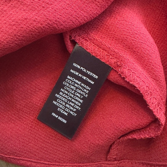 Express Red Wrap Camisole Top - Picture 9 of 10